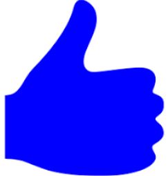Thumbs Up Blue Capture